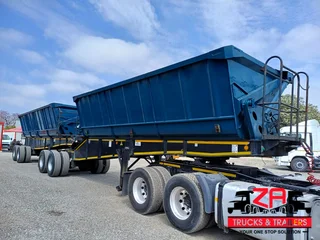2011 TOP TRAILER 40 CUBE SIDE TIPPER