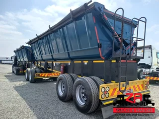 2011 TOP TRAILER 40 CUBE SIDE TIPPER