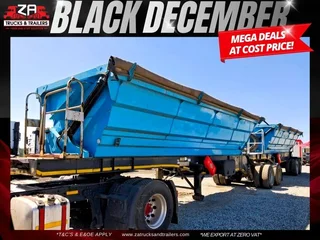 2019 Sa Truck Bodies 40 Cube Side Tipper Trailer