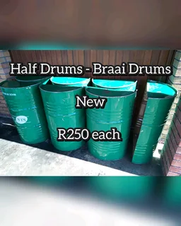 Braai Drums - Half Drums