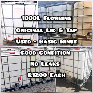 1000L Flowbins - Tanks