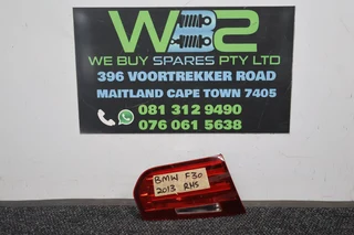BMW 3 Series F30 2013 Inner Left Rear Tail Light