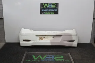 Hyundai I10 2011-2012 White Rear Bumper