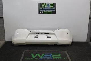 Suzuki Swift 2017-2019 White Rear Bumper with PDC Holes