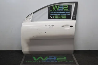 Kia Rio 2014-2016 White Left Front Door