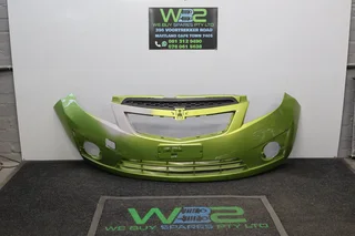 Chev Spark 2015 Green Front Bumper