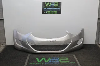 Hyundai Elantra 2011-2015 Silver Front Bumper