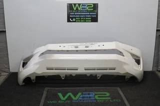 Toyota Prado 2018 White Front Bumper