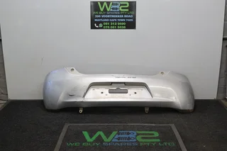 Toyota Etios 2013 Hatchback Silver Rear Bumper