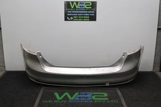 Ford Focus 2013 Rear Bumper Silver  Grey