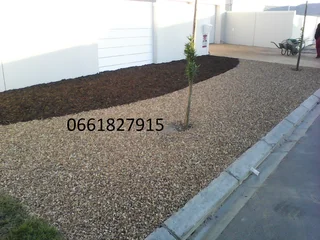 Brown And Grey# 13mm And 19mm# Decorative Pebbles Stone# Supply And Installation