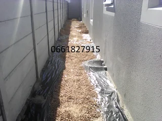 BROWN AND GREY# 13MM AND 19MM# DECORATIVE PEBBLES STONE# SUPPLY AND INSTALLATION