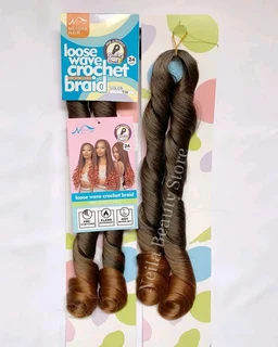 Meisha Hair loose wave crochet braids,24&#34;,#T30