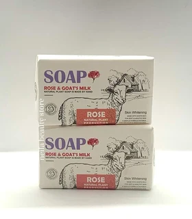 Rose & goat's milk Brighitening soap