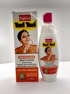 Yori yori organic body lotion.