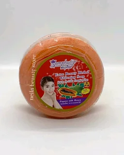 Somphutip Papaya With honey herbal brightening soap 170grm