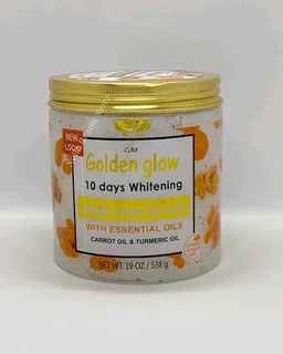 Golden Glow half cast brightening sugar scrub