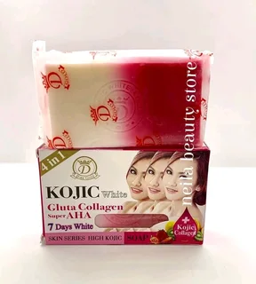 Kojic white gluta collagen super AHA brightening soap