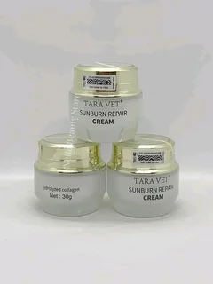 Tara vet sunburn repair cream with hydrolyzed collagen