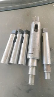 Set taper shank sleeves some used some new