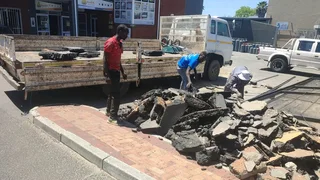 Truck for hire rubble