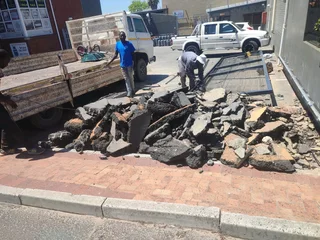 Truck for hire rubble