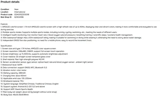 Xiaomi Mi Band 8 Pro Smart watch for sale