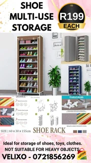 Shoe Multi-Use Storage Rack R199