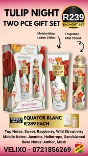 Perfume Tulip Night Gift Set (2 Pieces) R239