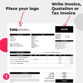 ⚡ Need a Professional Invoice Template Right Now?