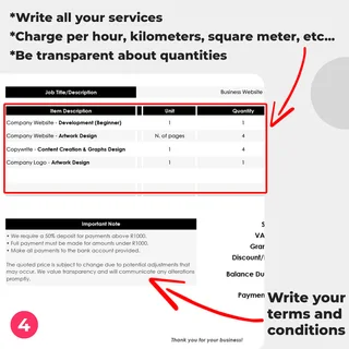 ⚡ Need a Professional Invoice Template Right Now?
