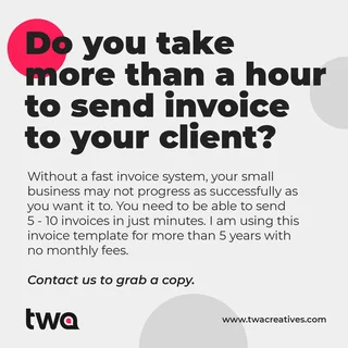 ⚡ Need a Professional Invoice Template Right Now?