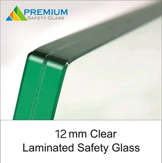 Clear laminated safety glass sheets