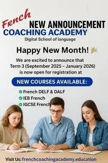 French New Courses 2026