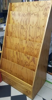 Wooden Magazine Stand