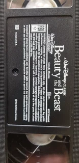 VHS Tape - Beauty and the Beast