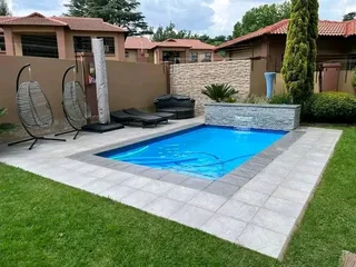 thatch lapas, swimming pools and lapas