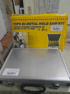 19pc hole saw kit 46Feb25