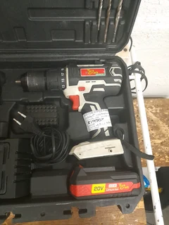 Tork craft cordless drill with 2 batteries 41Mar25