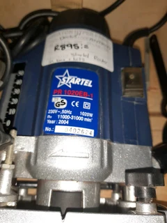 Startel router in box with bits 163Jan25