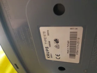 Krups  1260watts coffee machine 131Mar24