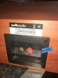 Polkaudio cs10 cherry center speaker 163July24