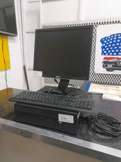 Dell Monitor with HP computer box and keyboard 137Apr25