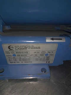 Mapro blower exhauster  (model RB20-510) (type CL/510 HS)188Oct24