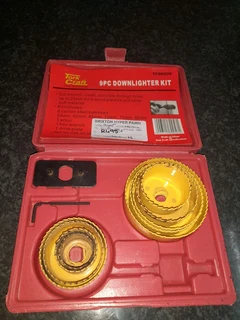 9pc hole saw kit 88Nov24