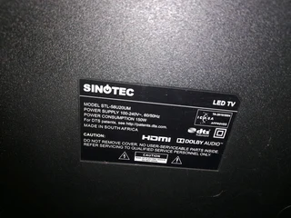 Sinotec 58 inch TV with Remote 98Nov24