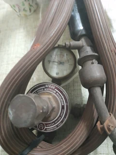 Torch with pipe and gauge 40May25