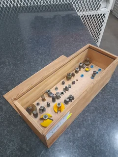 Router bits in box 29June25