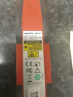 Hilti PD5 Meter 114July25