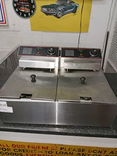 Ideal double electric chip fryer 15Aug25